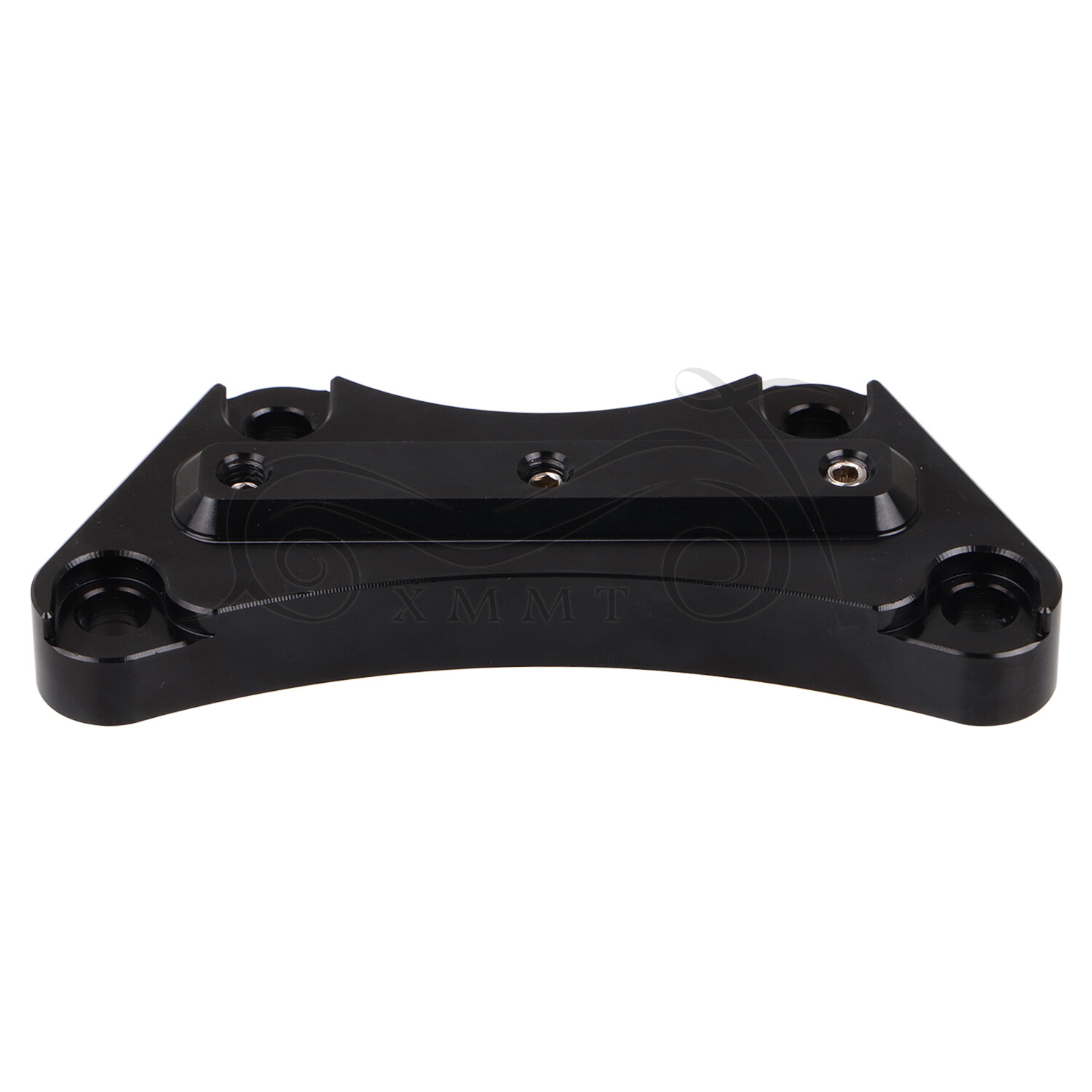 Black CNC Billet Aluminum Handlebar Riser Top Clamp For Harley Touring 1997-2019
