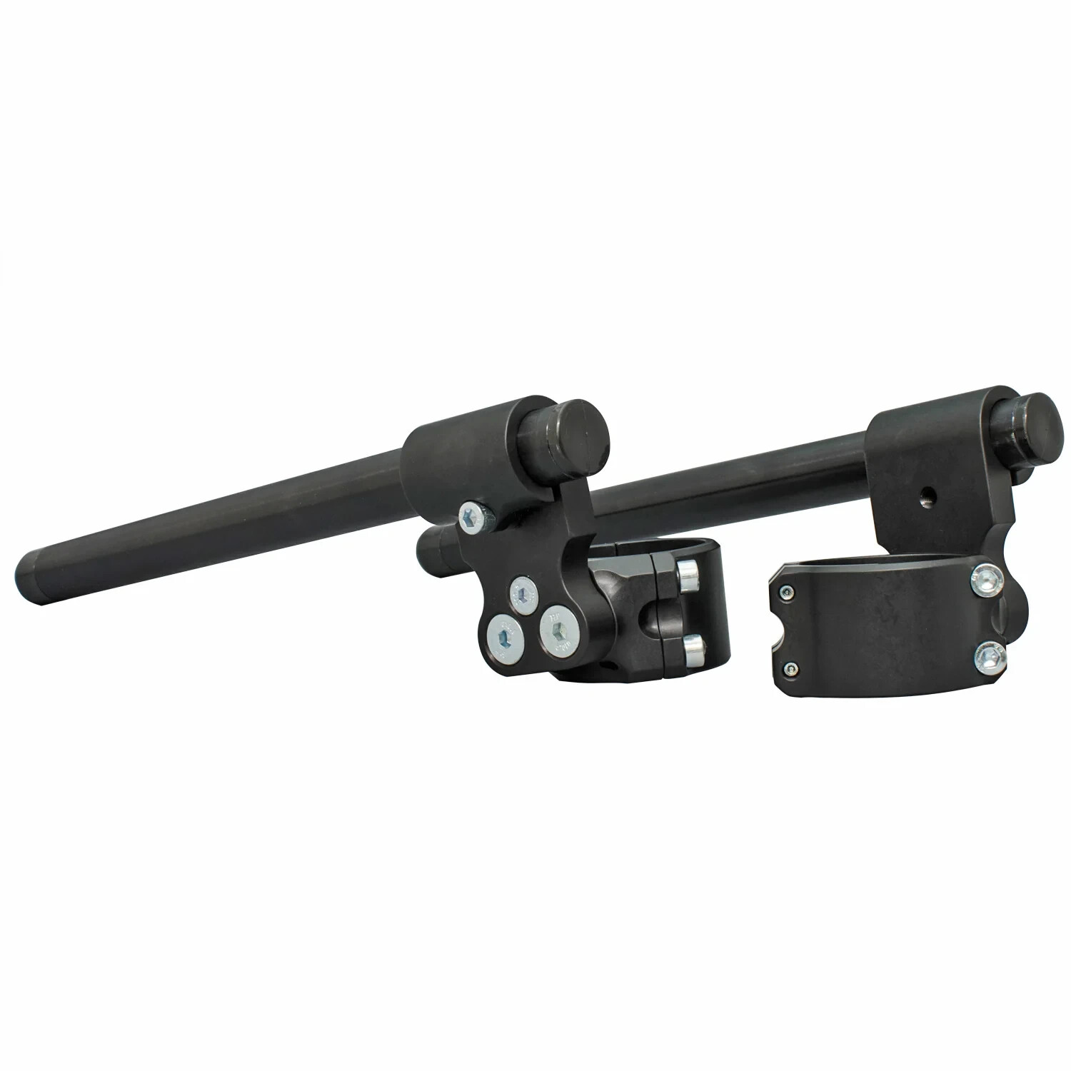 WOODCRAFT RACING 41mm 3 PIECE CLIPON HANDLEBAR KIT WITH 2″ INCH RISE – BLACK