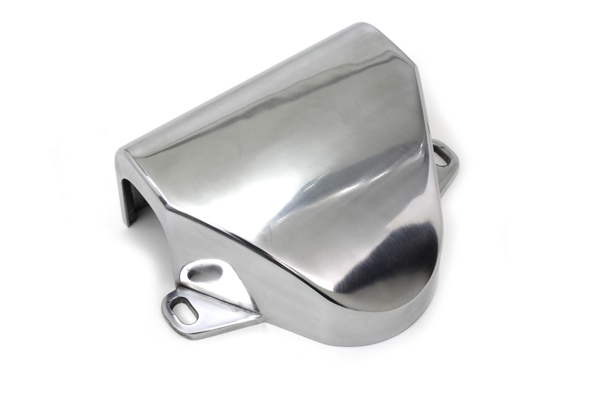 Handlebar Clamp Polished Cowl Cover for Harley Panhead Shovelhead FL 1960-1979