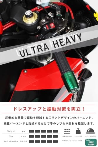 POSH FAITH Motorcycle Accessories – Made in Japan – Ultra Heavy Bar Ends – M16