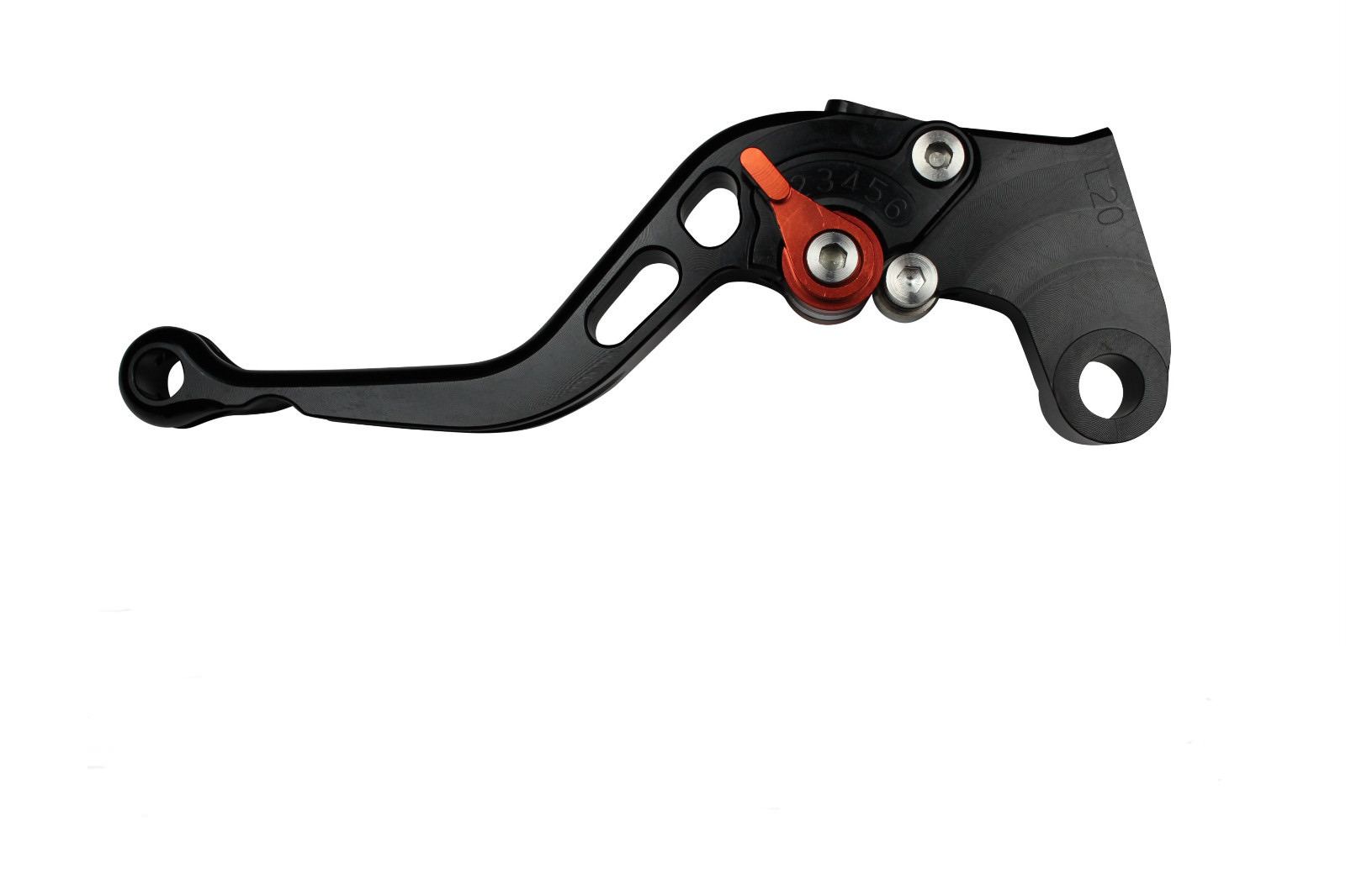1 x black short motorcycle clutch lever orange for honda cb919 2002 – 2007