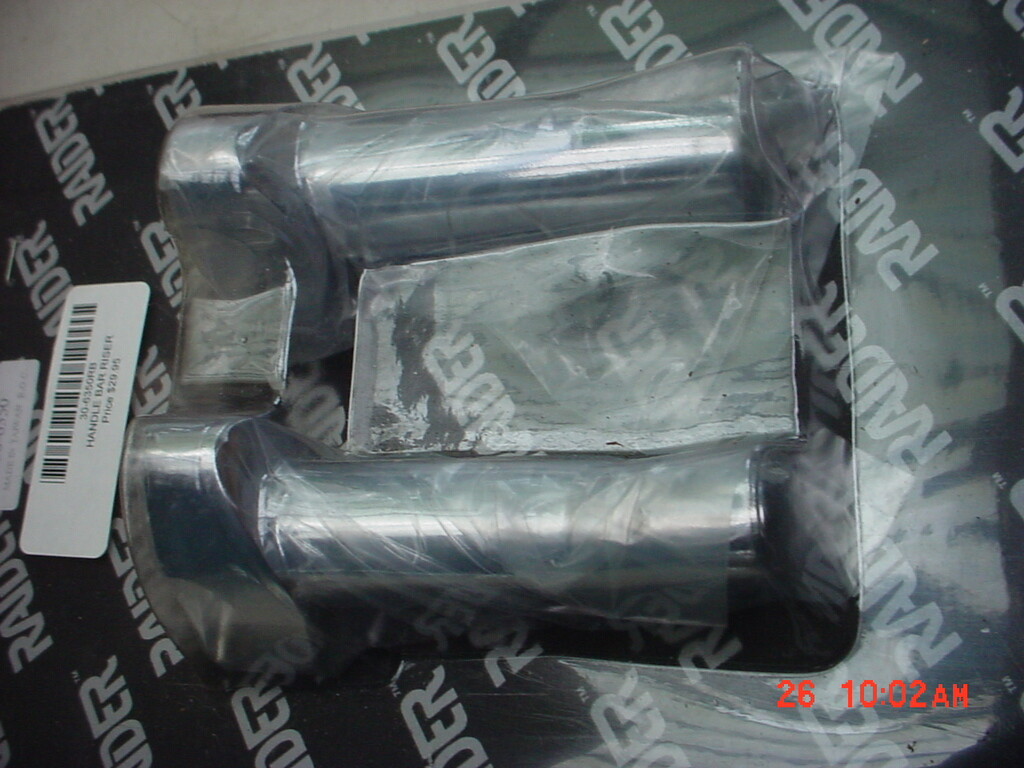 Handlebar Riser Motorcycle 4-5 Inch Chrome P/N 6350