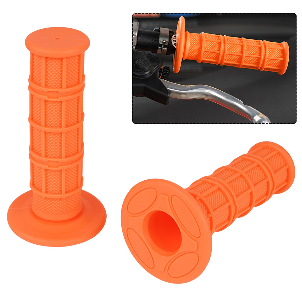 For Dirt Bike Rubber Motorcycles Hand Grip 7/8″ & 1″ Handle Bar Throttle Grips