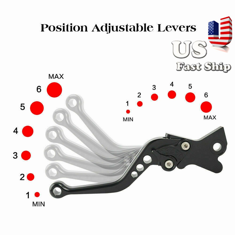 For Honda Z125 MONKEY 2018-2025 2024 2023 CNC Silver Short Brake Clutch Levers
