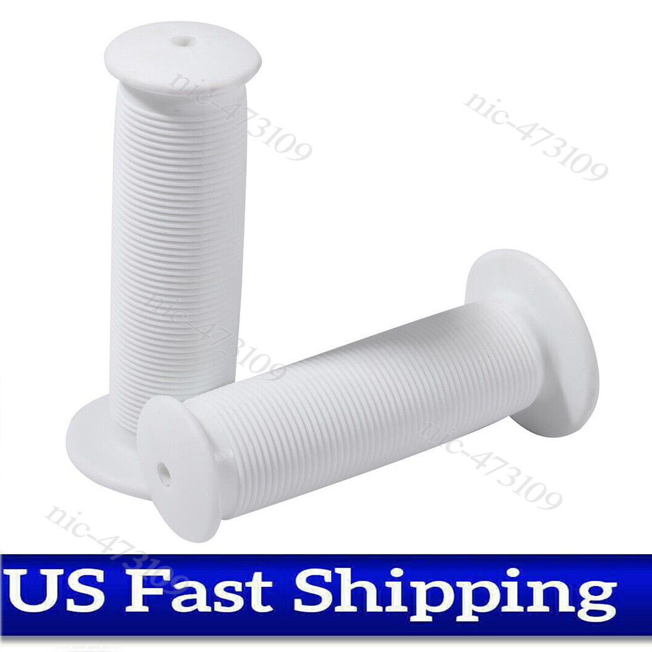 Motorcycle Scooter Bicycle Anti-Slip Soft Rubber Handlebar Hand Grip Cover LHS