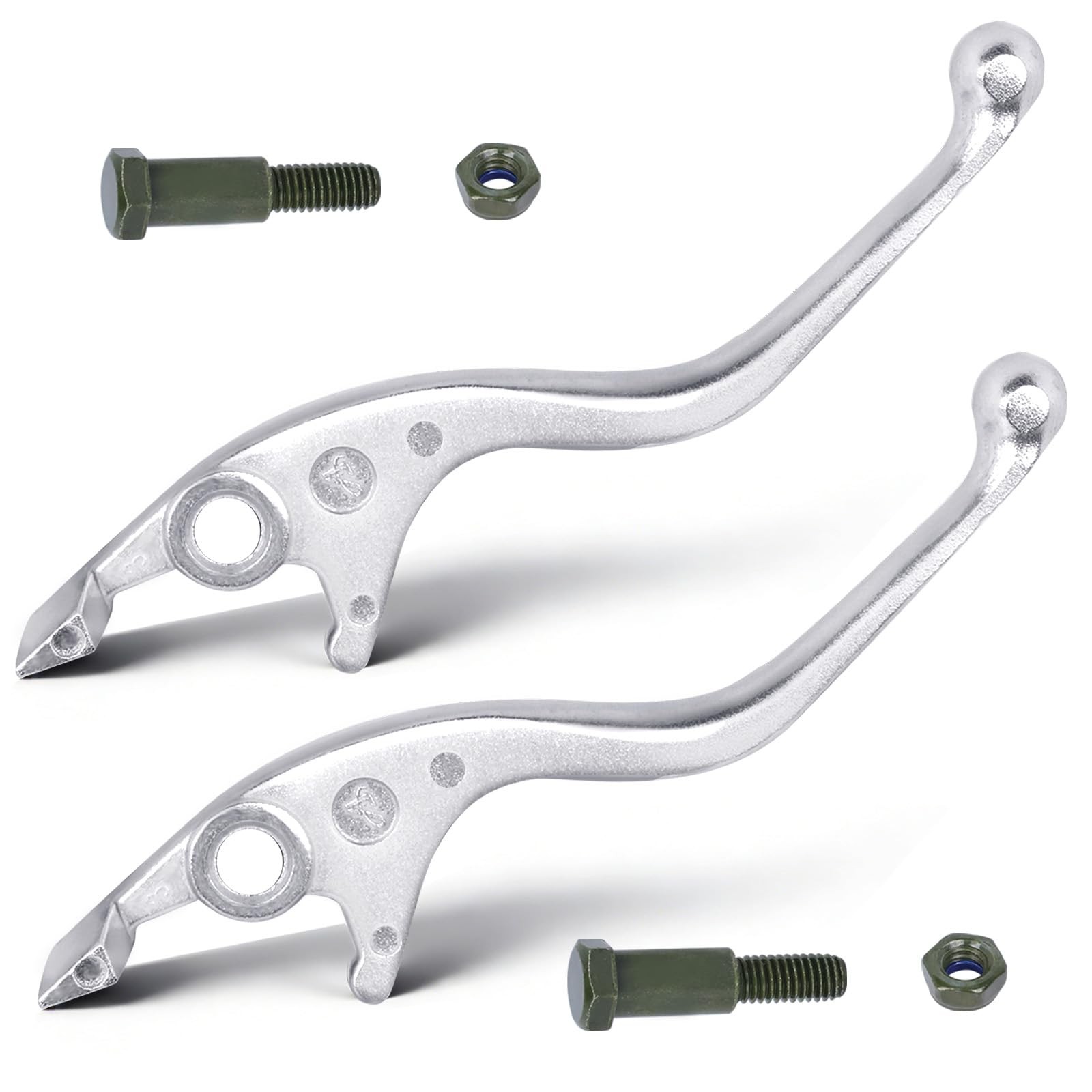 1 Pair Kamrexi Silver Left Right Lever Handbrake Replacement Parts