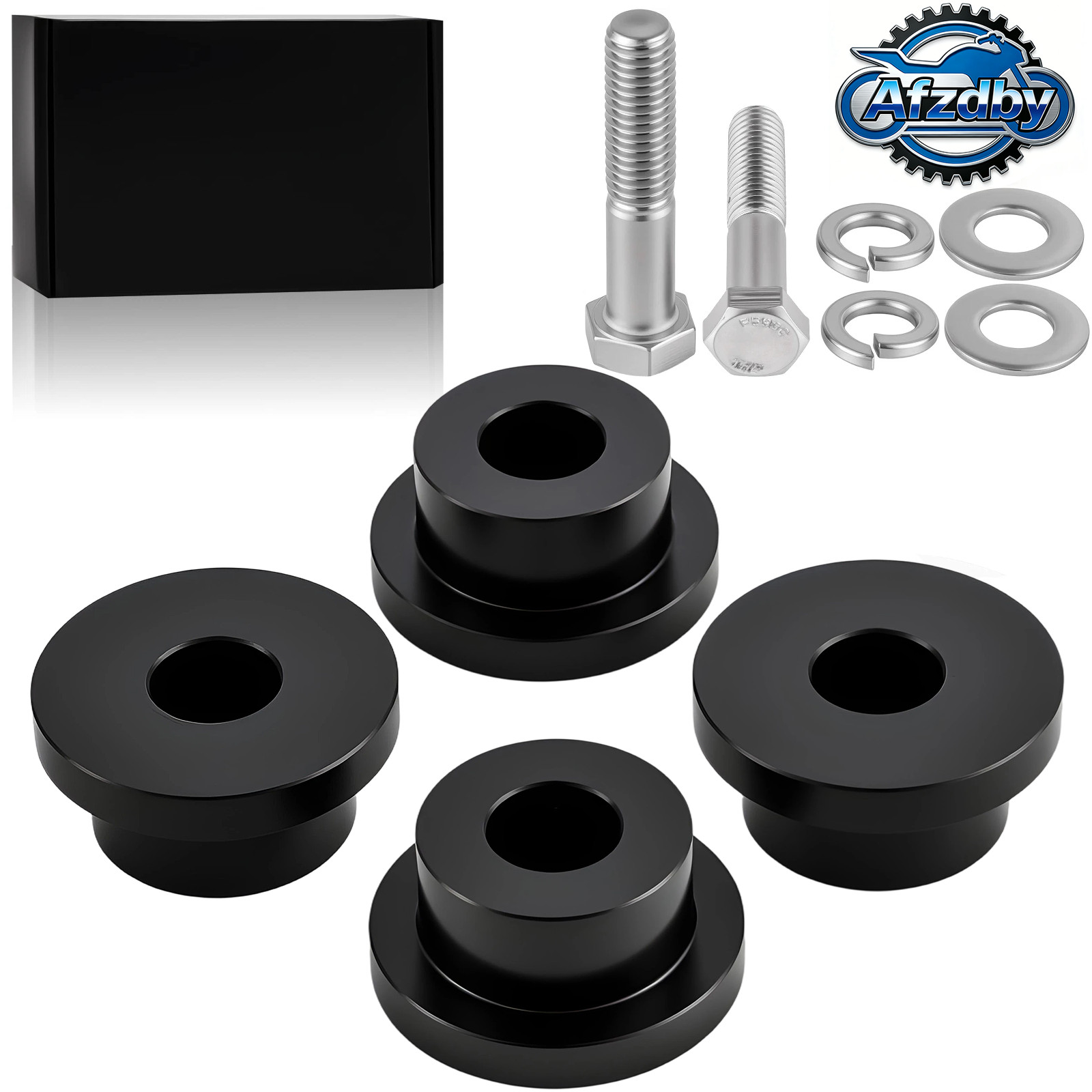 Solid Aluminum Handlebar Riser Bushings Mounts For Harley Softail Dyna Sportste