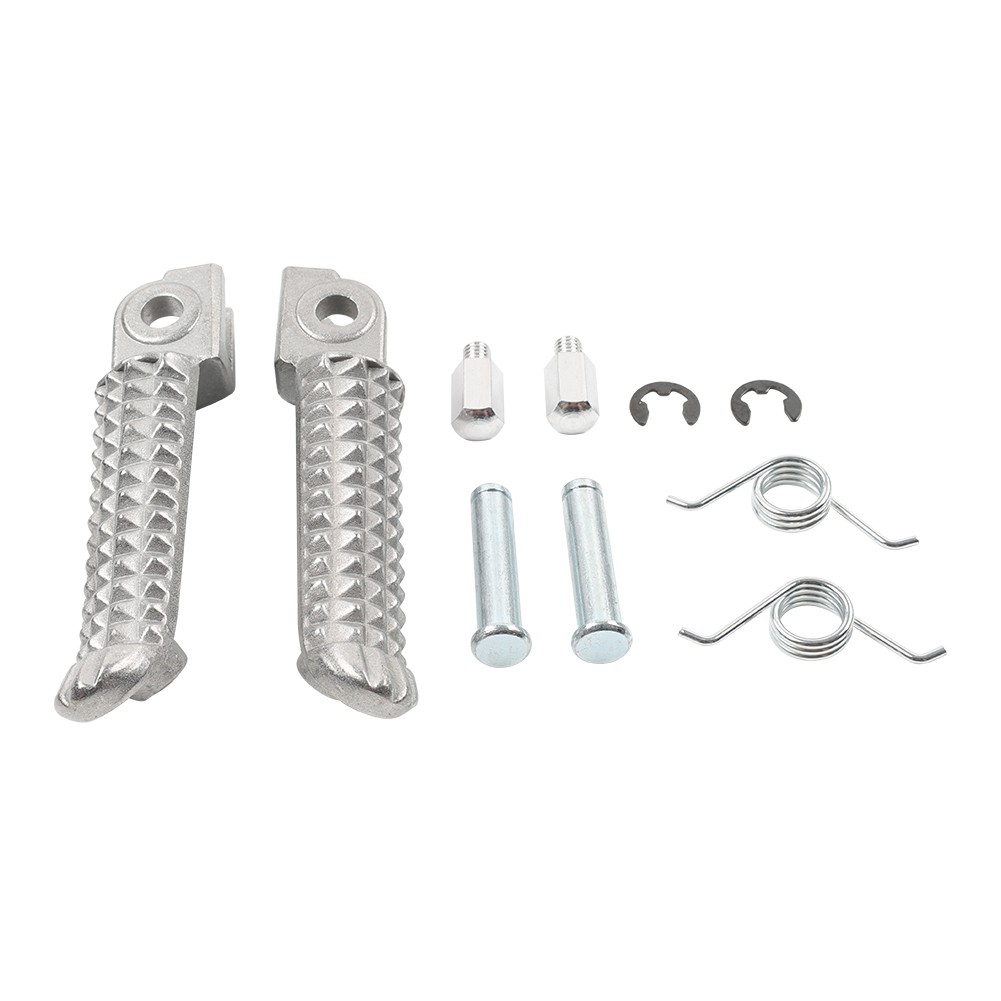 Front Foot Pegs Rest Footrest Pedal For Yamaha YZF R1 R3 R6 FZ07/09/10 FZ6/8 FZ1