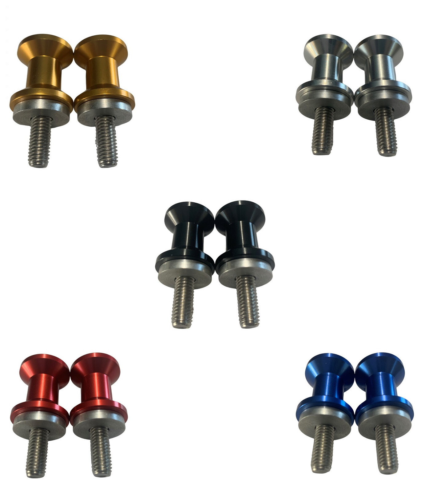 BMW S1000R S1000RR S1000XR M1000RR Swingarm Spools Slider 2009-2023 Pro-Tek 8MM