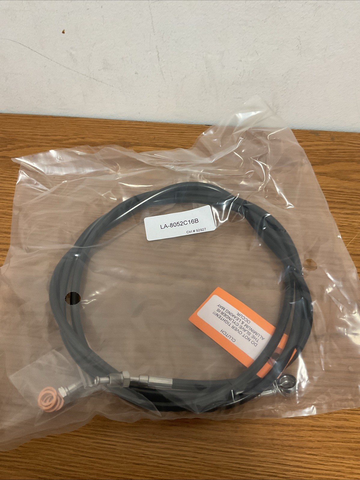 LA Choppers Black Vinyl Handlebar Cable and Brake Line Kit LA-8053KT2-16B