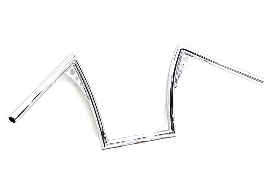 12 inch Z-Bar Handlebar with Indents fits Harley Davidson