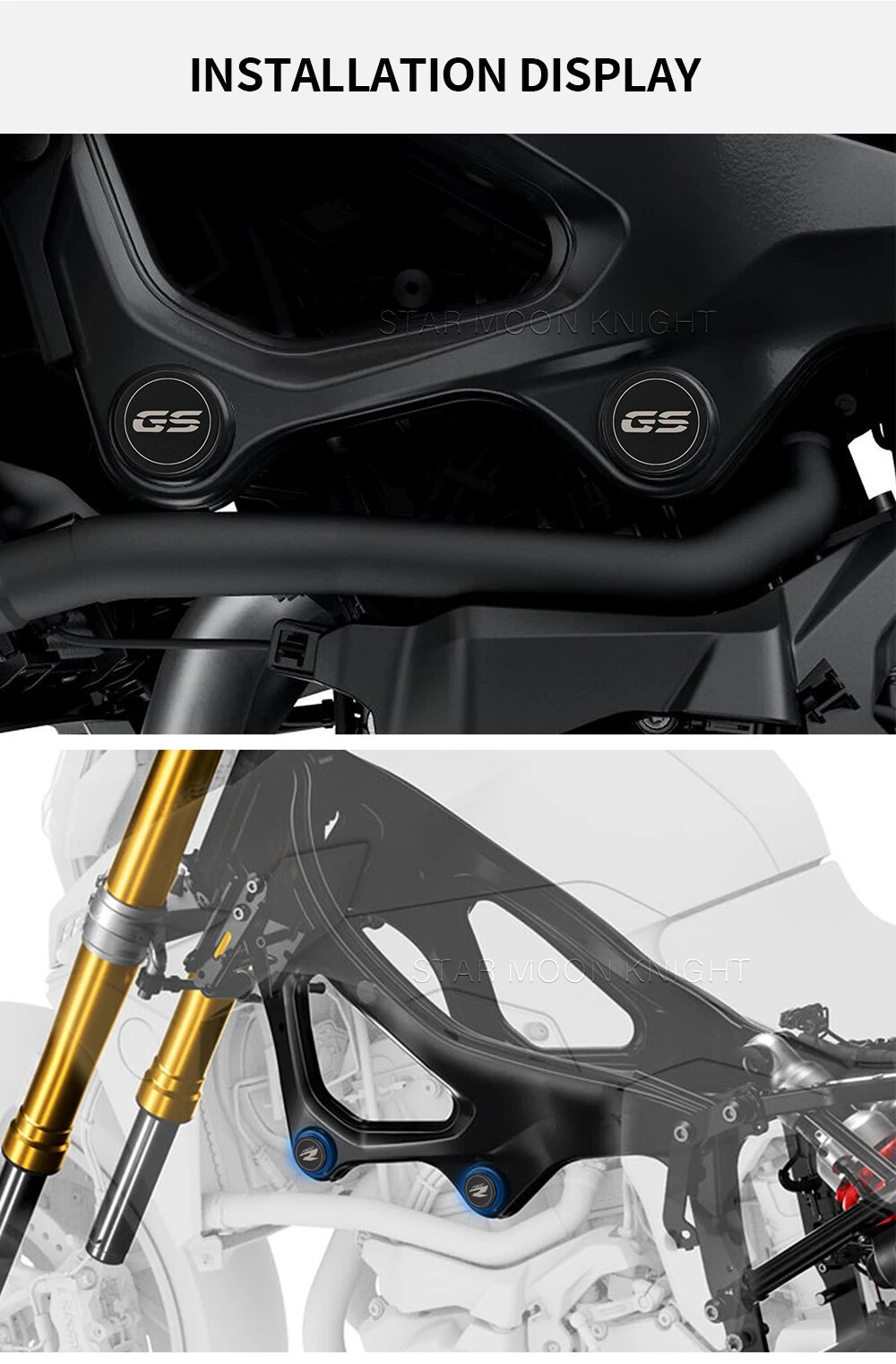 For BMW F900XR F900R F750GS F850GS ADV Frame Hole Cover Motorcycle Cap Plug New