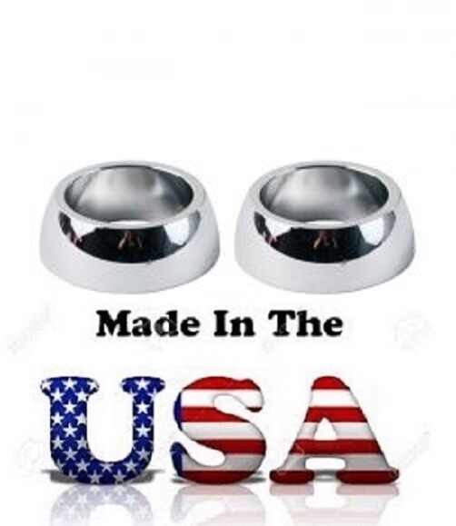 Chrome Retro Handlebar Cones by Paughco 1″ Bars Internal Throttle Harley # 328C