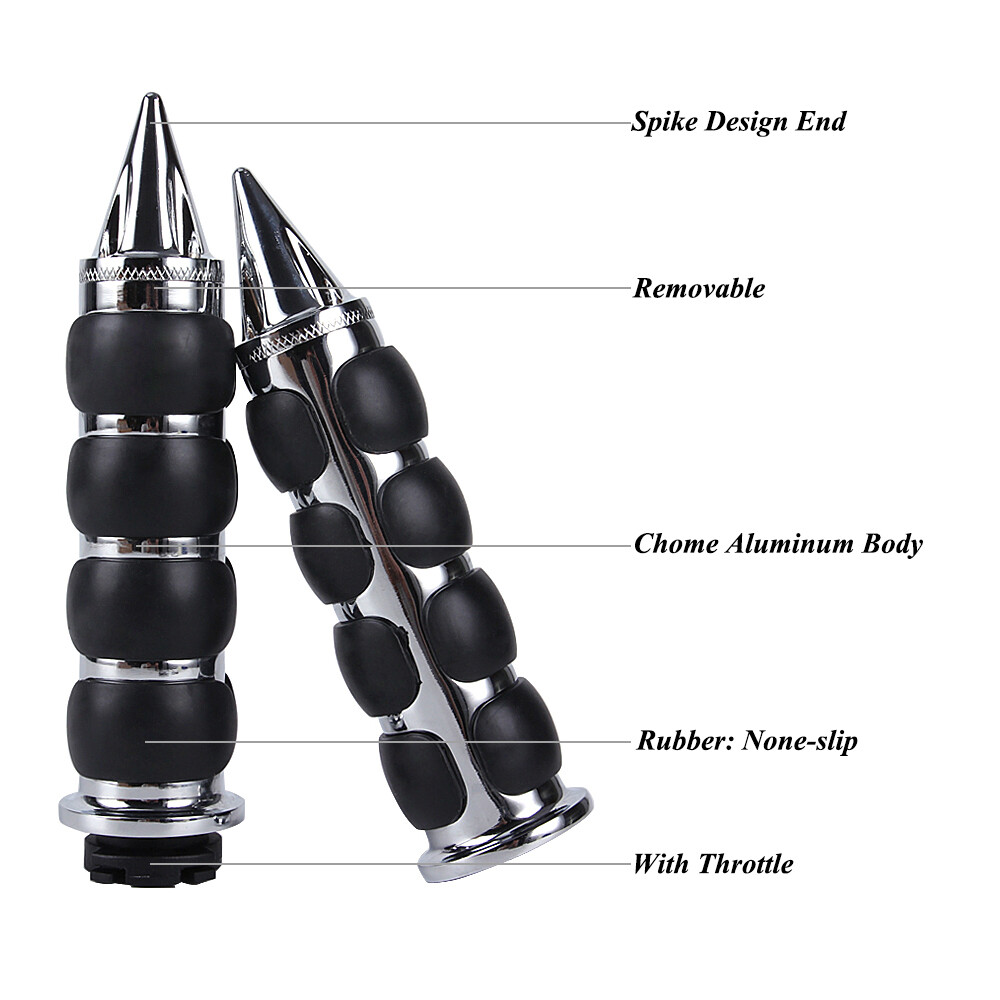 25mm 1″ Handle Bar Hand Grips For Harley Touring Fatboy Road Glide Softail Dyna