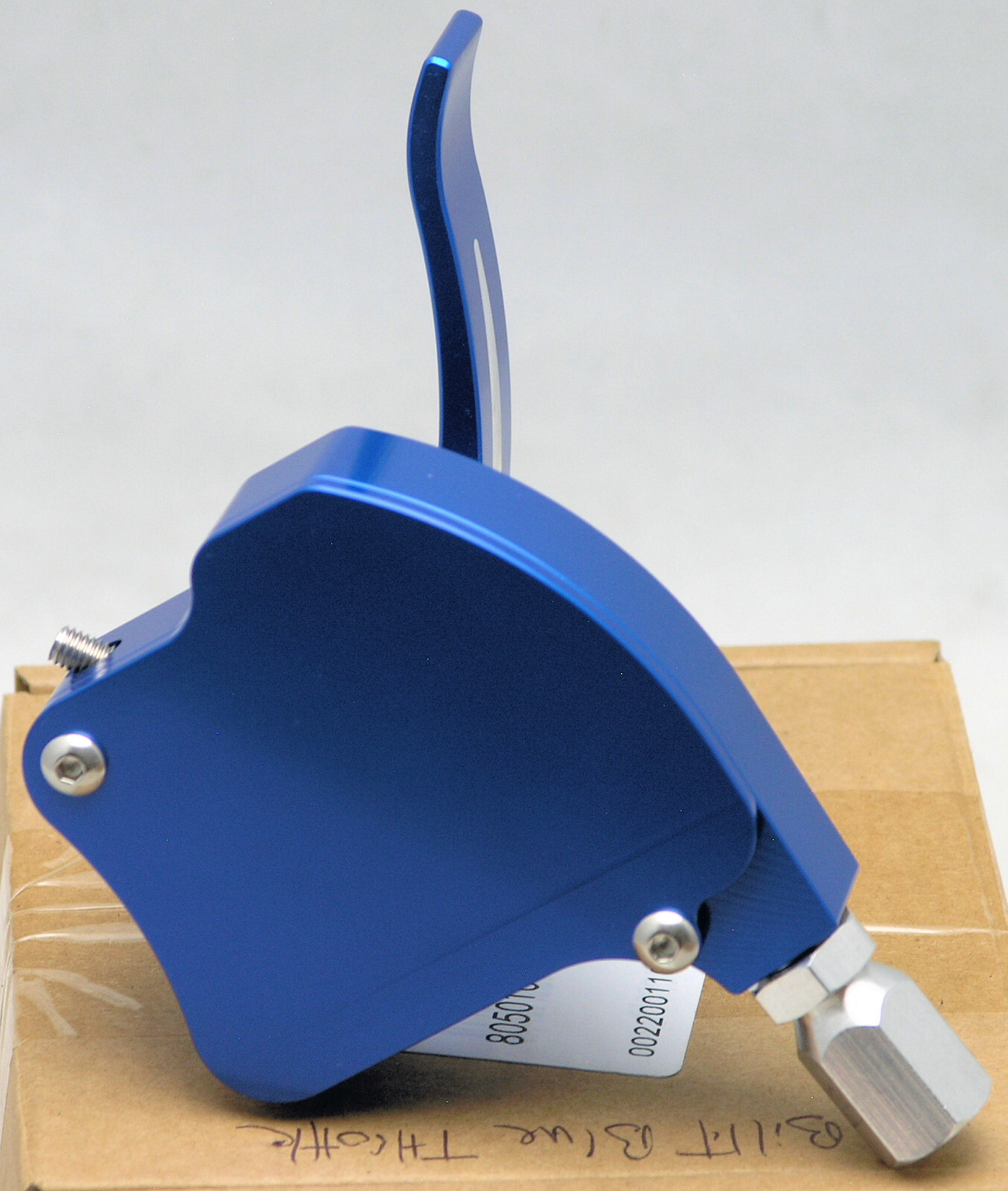Universal ATV 7/8″ 22mm CNC Billet Aluminum Anodized Blue Lever Thumb Controller