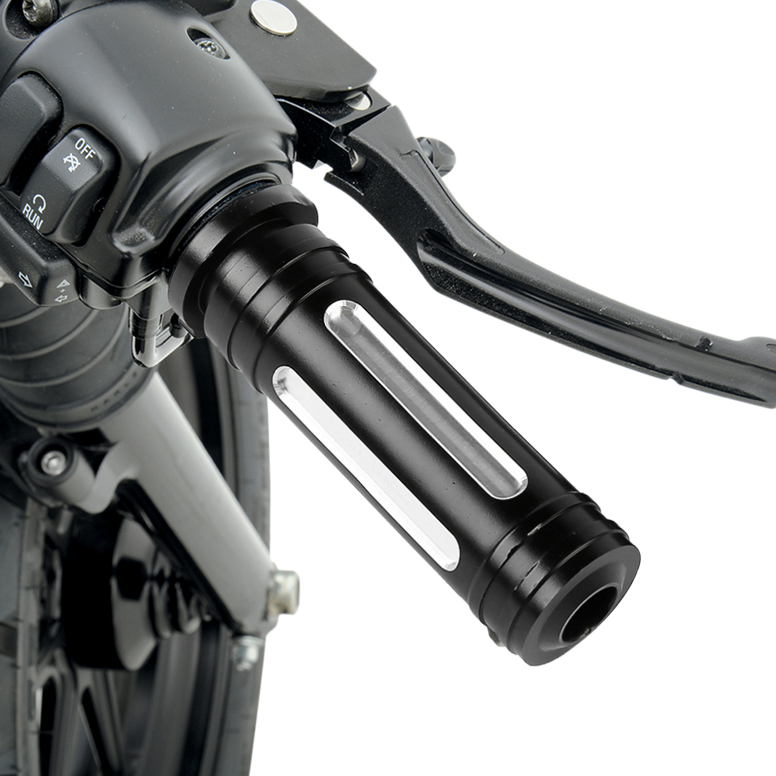 1″ Handlebar Hand Grips Fit For Harley Road King Softail Sportster Custom