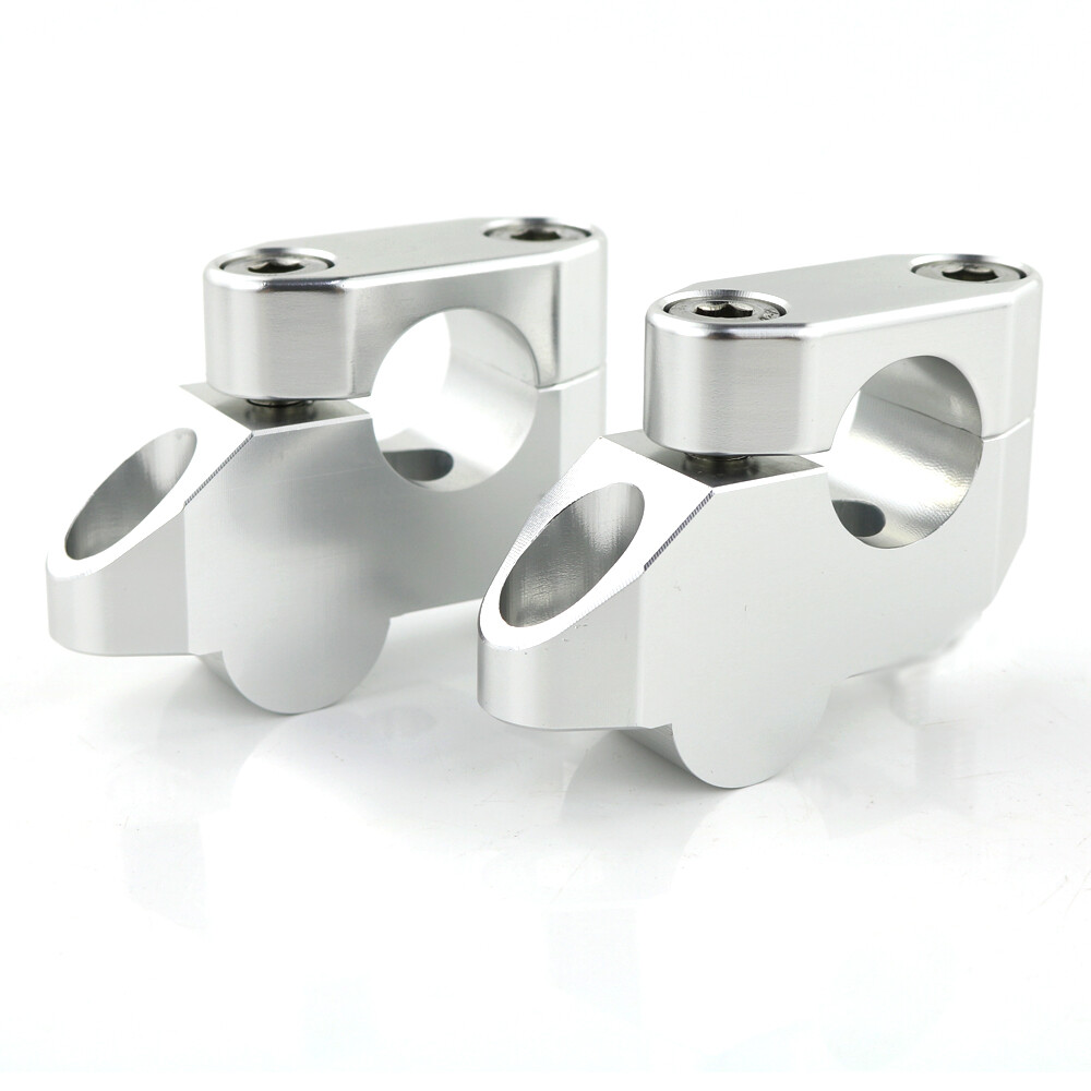 22mm 7/8″ Offset Handlebar Clamp Riser Fit For Honda Grom MSX125 ST1100 CRF125F