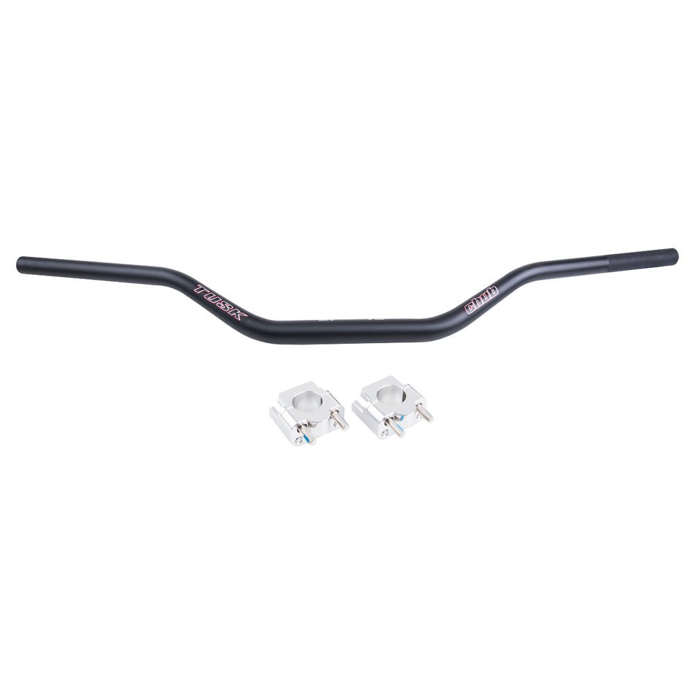 Tusk Universal Big Bar Clamp and Bar Kit Tusk Chub Big Bar CR High Bend Black