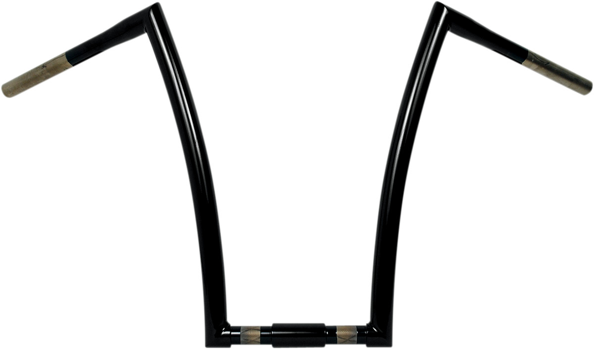 TODD’S CYCLE – 1-1/4″ Strip Handlebar Springer 17″ Rise – Black | 0601-2804