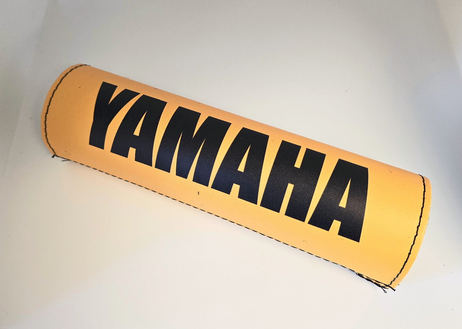 Yamaha Vintage Design Motorcycle Bar Pad 8″ Yellow Matte Finish