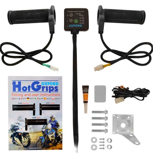 2x ✅Fits OXFORD OF692 Grips handlebar diameter 22mm length 123mm Ro ⭐UK Seller⭐