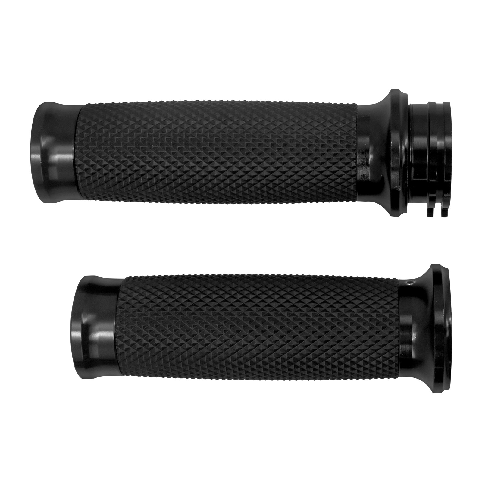 1″ Motorcycle Black Handlebar Hand Grips Fit For Harley Touring Softail Dyna