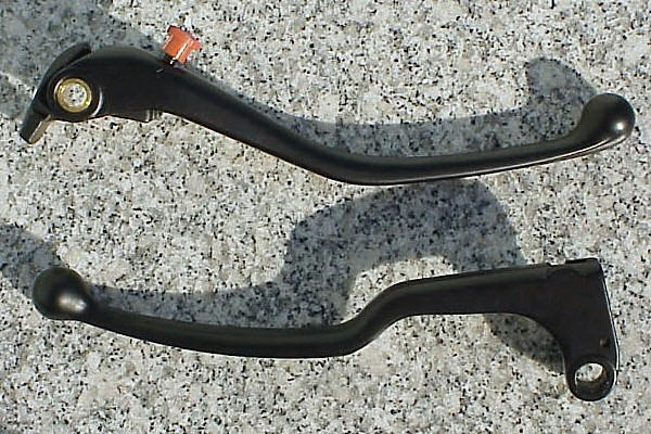 Yamaha YZF R6 R1 BLACK FRONT BRAKE & CLUTCH LEVERS