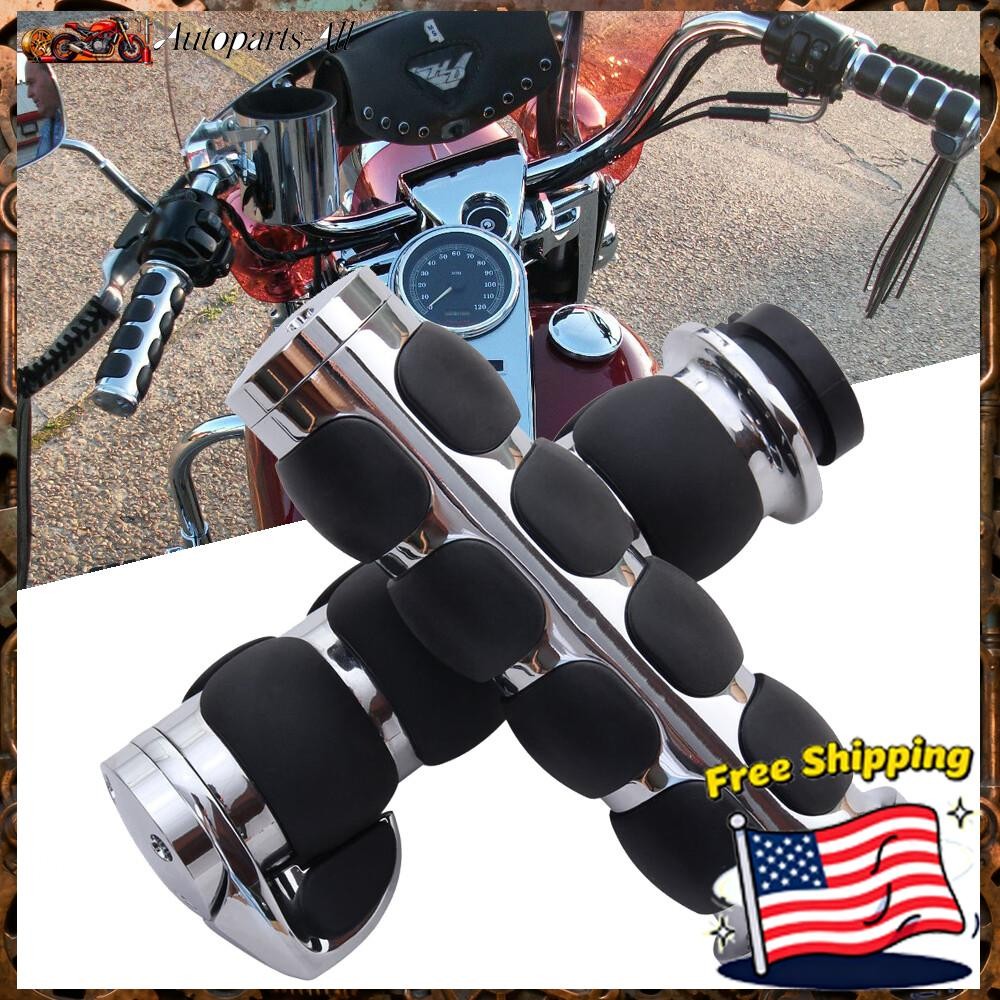 For Harley Road King Softail Electra Glide 1″ Motorcycle Handle Bar Hand Grips