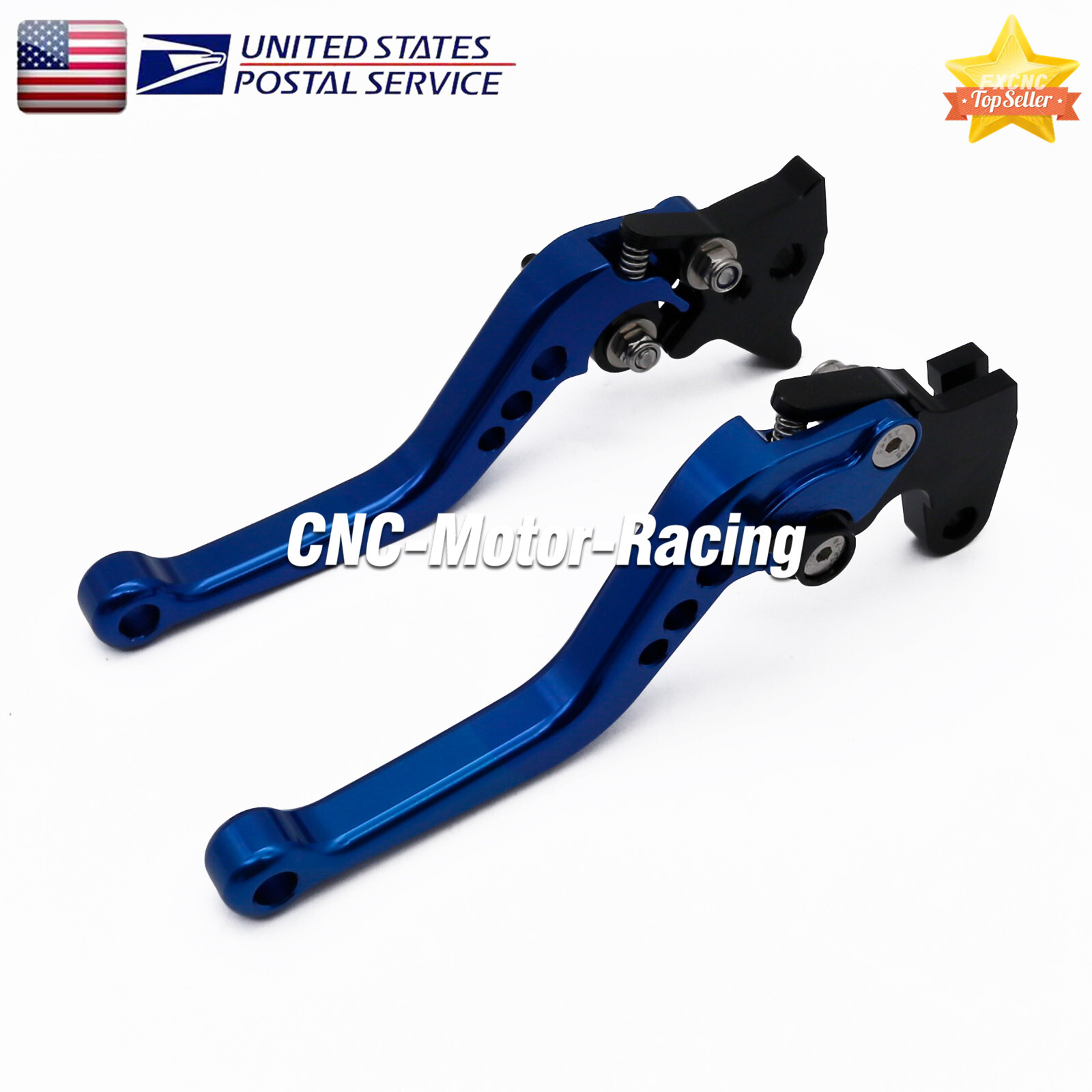 For Honda VTX1300 2003-2008 CB400 VTEC 2002-2008 CNC Brake Clutch Levers Blue