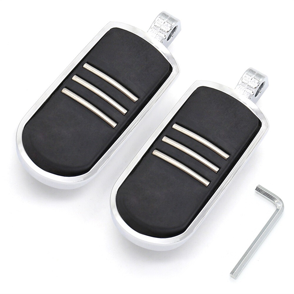 Front Rear 1-1/4″ 32MM Mount Foot Pegs / Footboards For Harley Touring 1993-2023