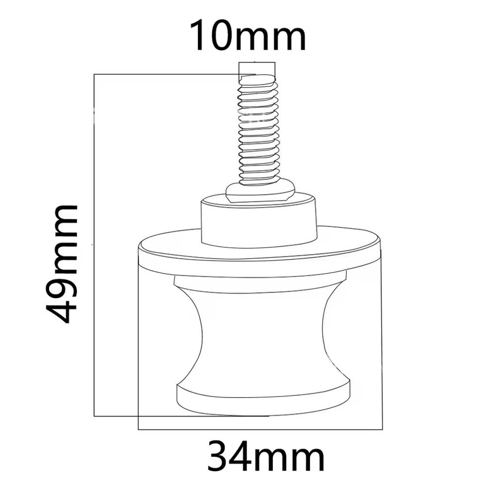 For Kawasaki Vulcans Vulcan S 650 10*1.25 MM Swingarm Spools Slider Stand Screws