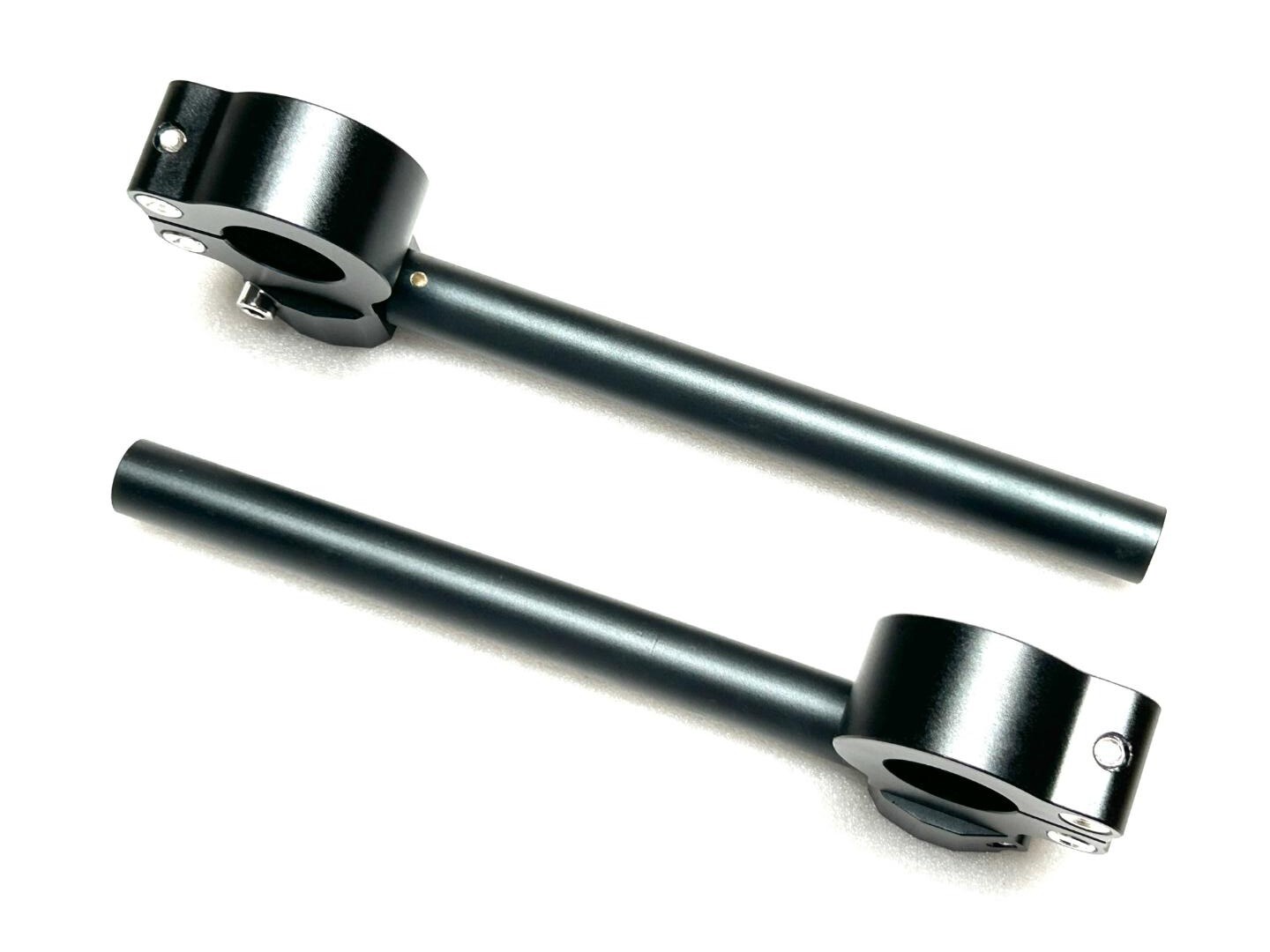 50mm Fork Tube Clip-On 7/8″ Motorcycle CNC Black Handlebars Handle Bar Pair