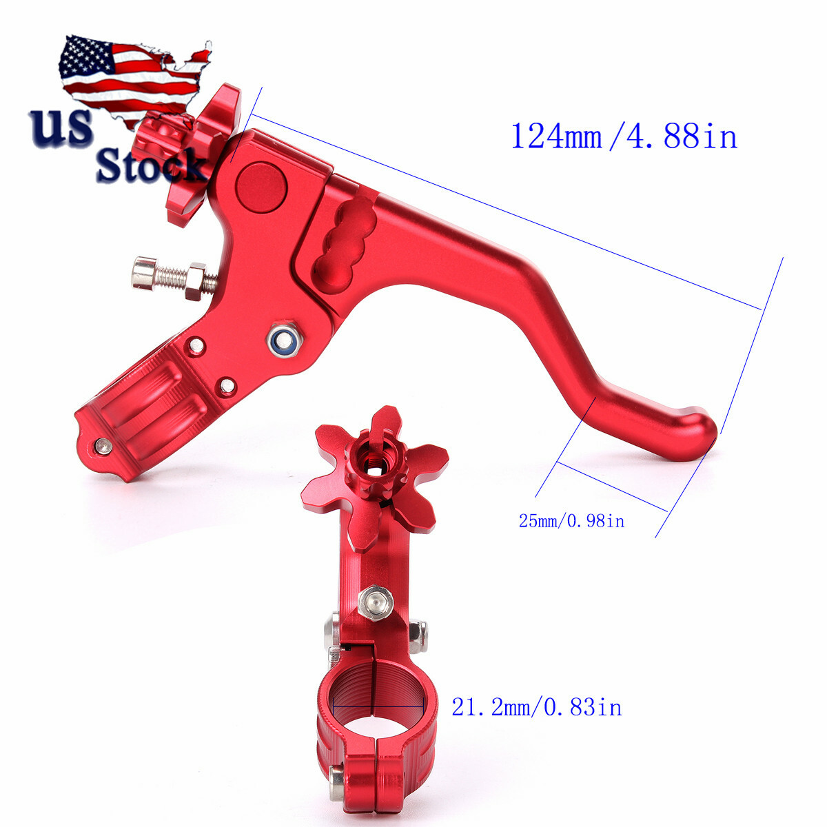 FXCNC Performance Short Stunt Clutch Lever Universal Fit 7/8″ 22mm Handlebar