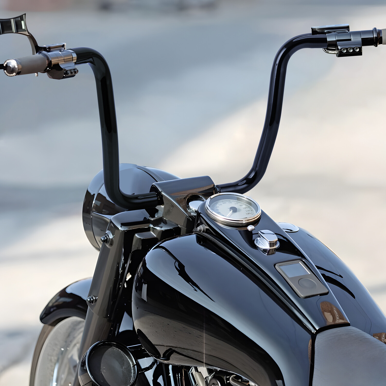 10″ 12″ 14″ 16″ 18” Rise APE Hanger Handlebar 1-1/4″ DNA Fat Bars For Harley XL