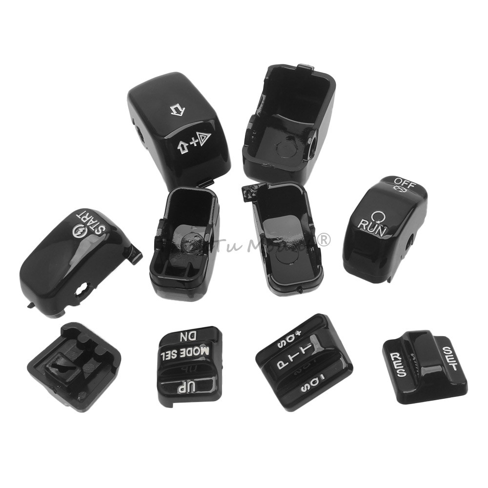 Hand Control Switch Housing Button Caps For Harley Street Electra Glide 96-13