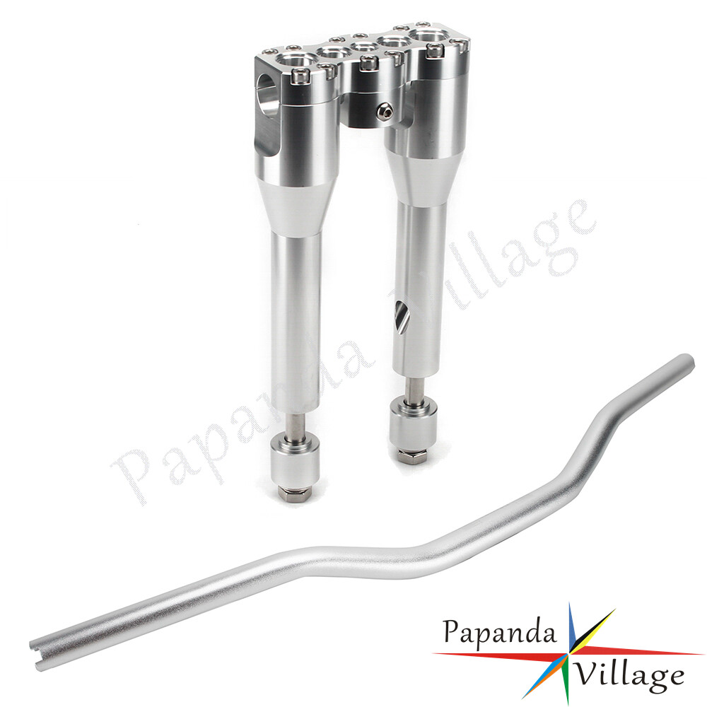 8″ Handlebar Riser + 1-1/4″ Handlebar Club Style Fits Harley Sportster Softail