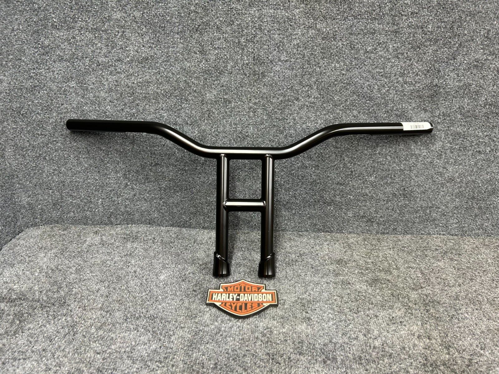 BILTWELL Black Electroplated 1 in.Tyson Slotted 12 in. Handlebar 6222-2016