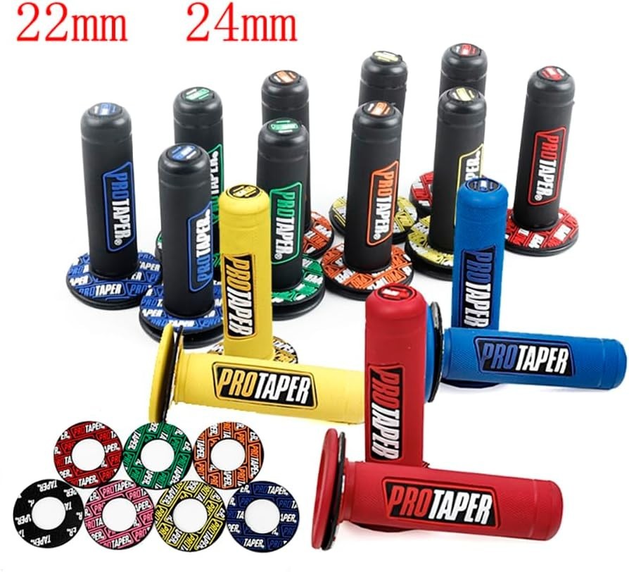 7/8” Universal Dirt Bike Handle Grips – Durable Silicone with Stylish Colors