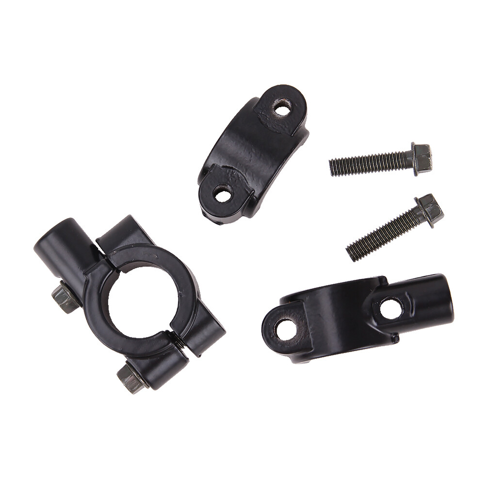 2PCS 7/8″ 10mm Dual Sport Motorcycle Handlebar Mirror Mount Holder Clamp Adaptor