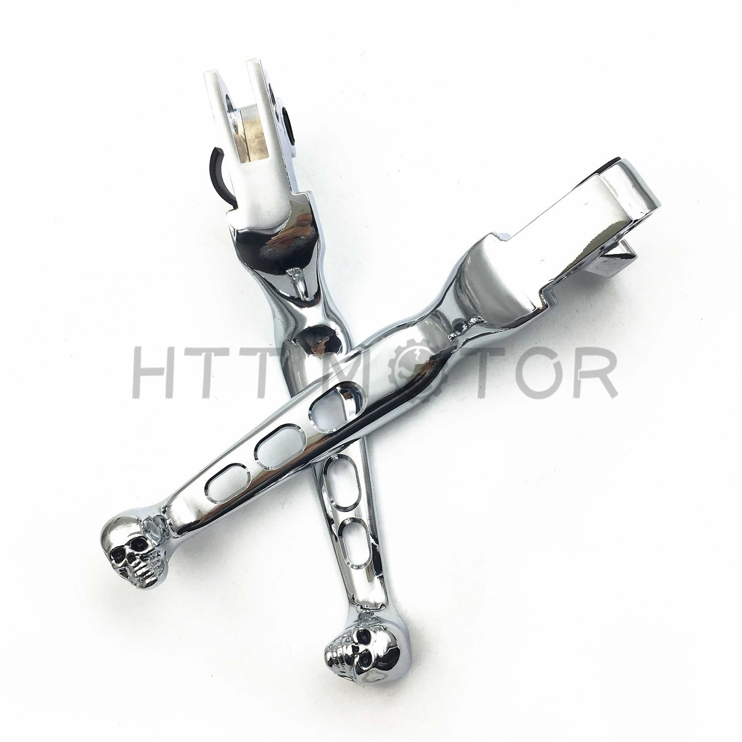 Skull Hand Brake Clutch Lever For Harley XR XL Iron 883 1200C Sportster ’96-’14