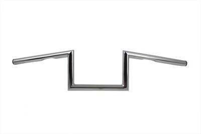 5-1/2 inch Z Handlebar with Indents Chrome fits Harley Davidson