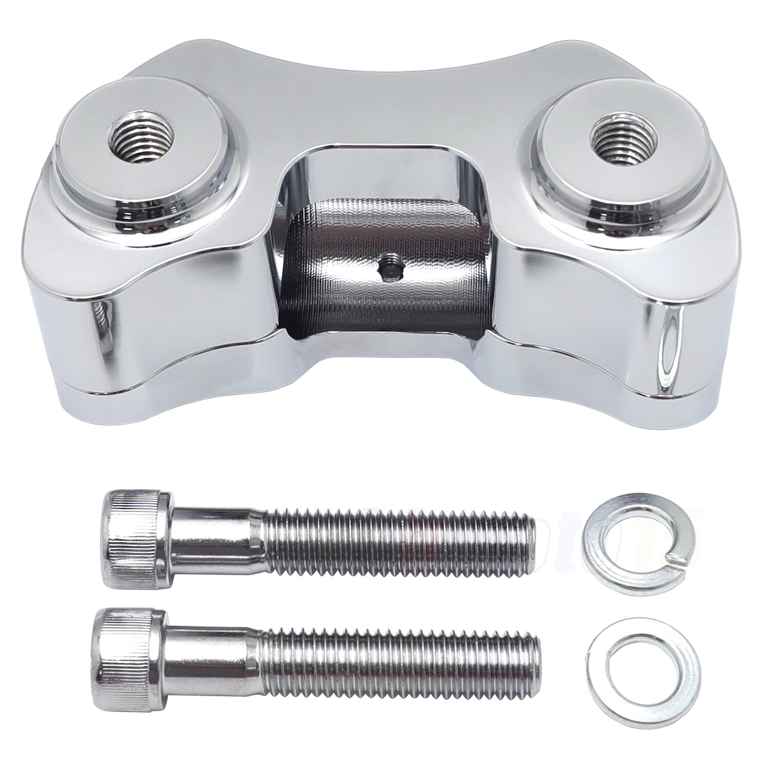 1-1/4” Chrome Handlebar Riser For 1.25 Inch diameter Bars 1997+ Harley Road King