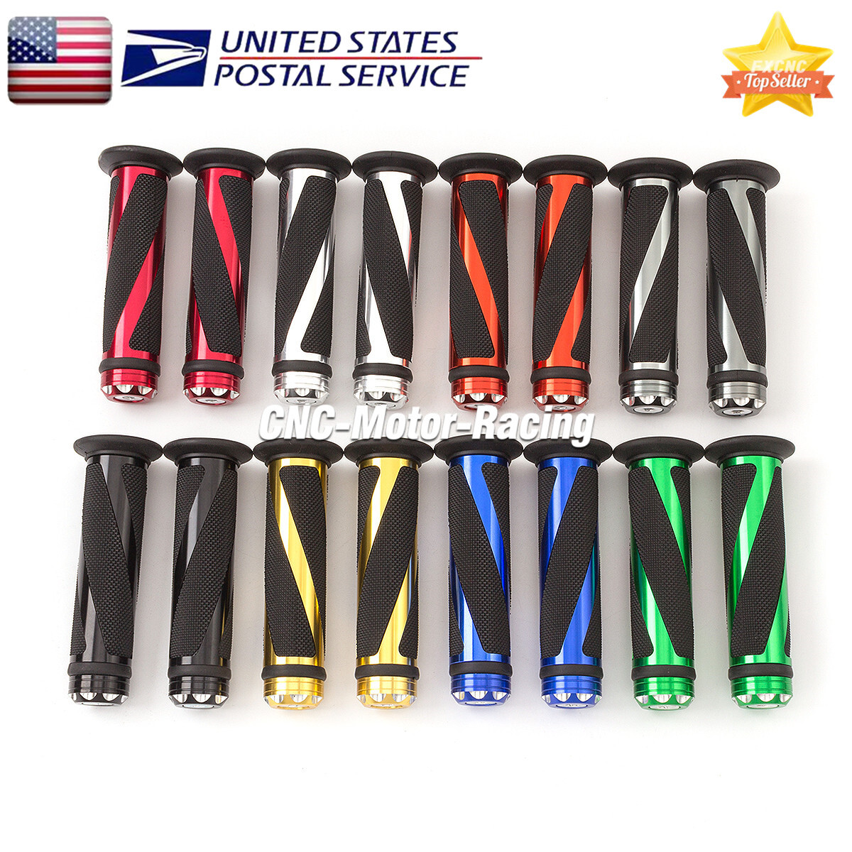 For Honda VTX1300 2003-2008 Brake Clutch Levers & Grips Handle Short Motorcycle