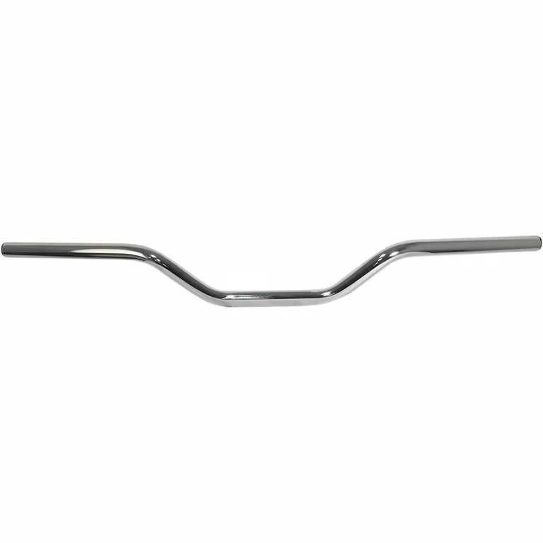 Emgo 7/8in. Euro Sport Handlebar – Chrome Motorcycle Street Bike 23-12563 824657