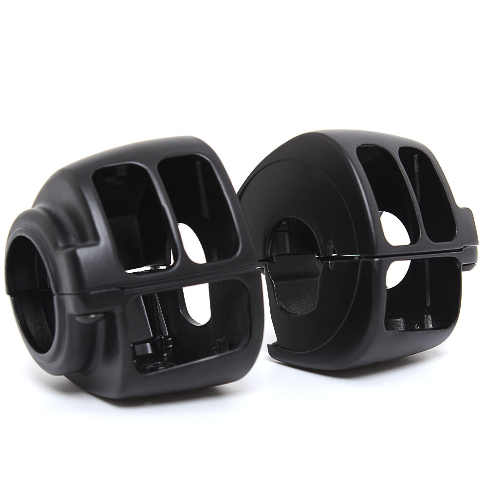 Black Handlebar Hand Control Switch Housing Cover Kits For Harley Dyna Softail