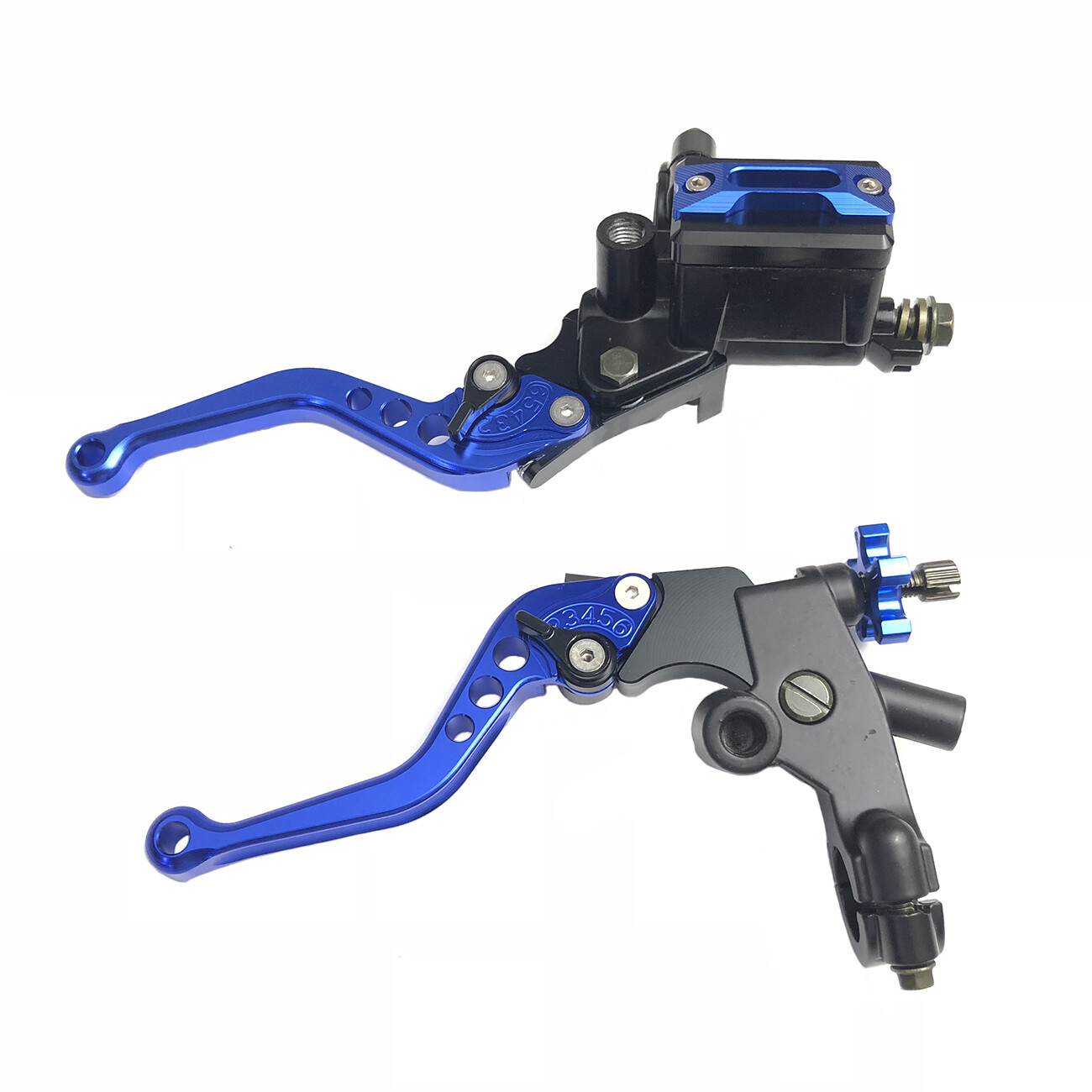 22mm Universal CNC Motorcycle Handlebar Brake Master Cylinder & Clutch Lever Set