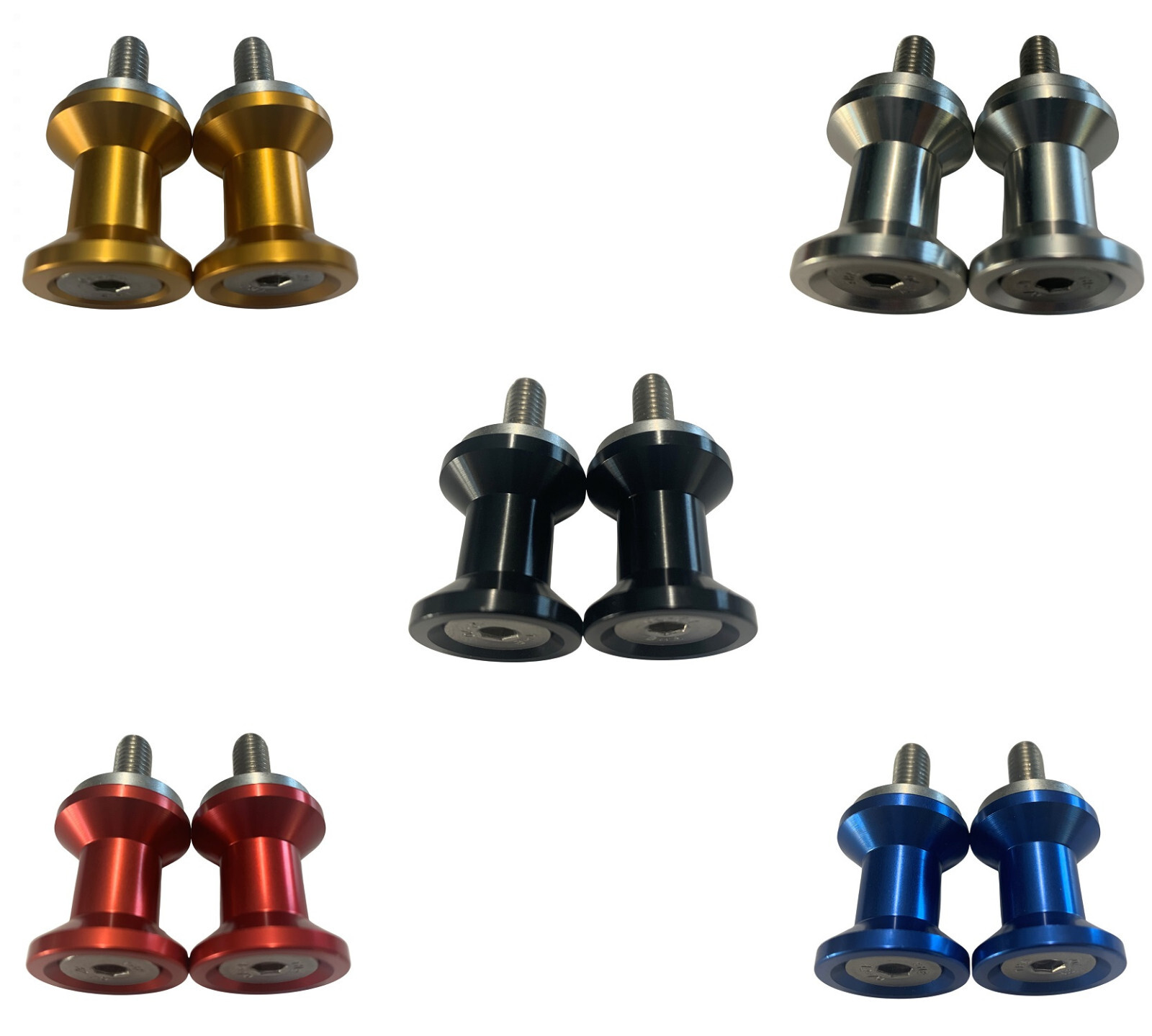 BMW S1000R S1000RR S1000XR M1000RR Swingarm Spools Slider 2009-2023 Pro-Tek 8MM