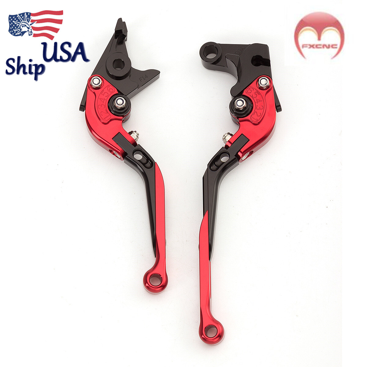 CNC For Honda VTX1300 2003-2008 2007 2006 Folding Extendable Clutch Brake Levers