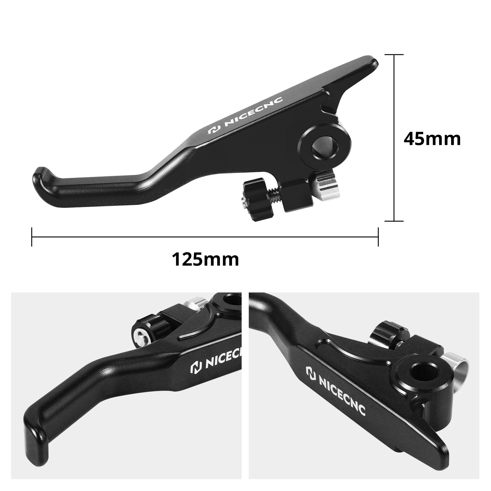 NICECNC Shorty Hand Brake Lever For KTM 150-500 EXC/EXCF/XCW/XCF-W/XWF 2014-2025