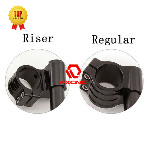 CNC 31-54mm Regular/Riser Fork Clip ons Clip on Handlebar Clamp Replacement US